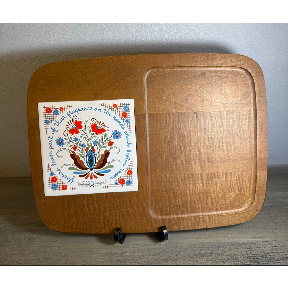 vintage Berggren Originals Scandinavian Design 116 Bread Cutting Board